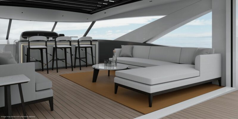 Sunseeker International Collaboration in  90 Enclosed Yacht