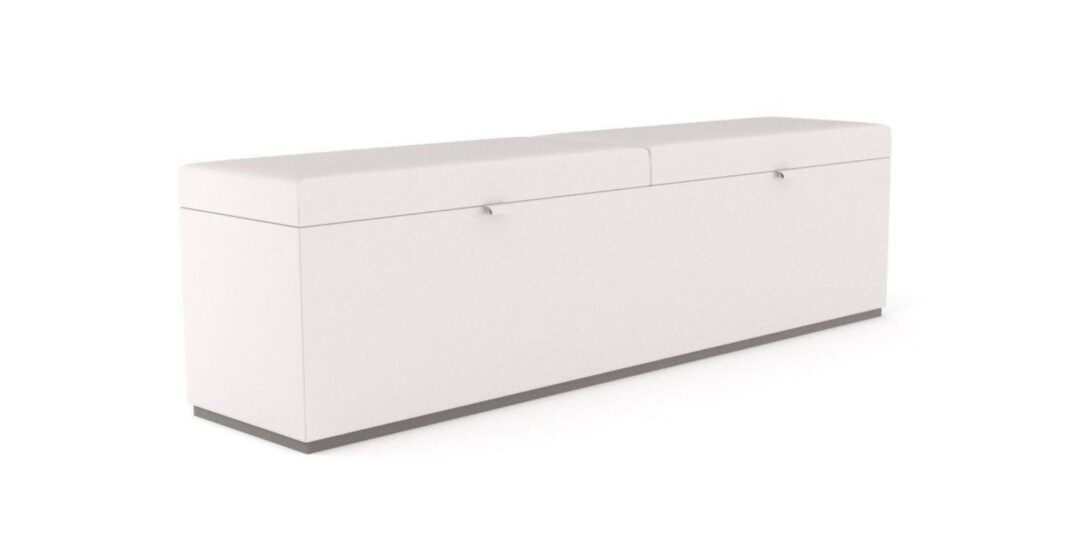 Azur Ottoman Duo with storage in Outdoor Storage, Stools & Benches for Azur collection