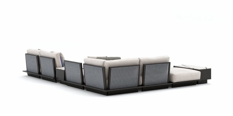 Coronet Modular Sofa back view