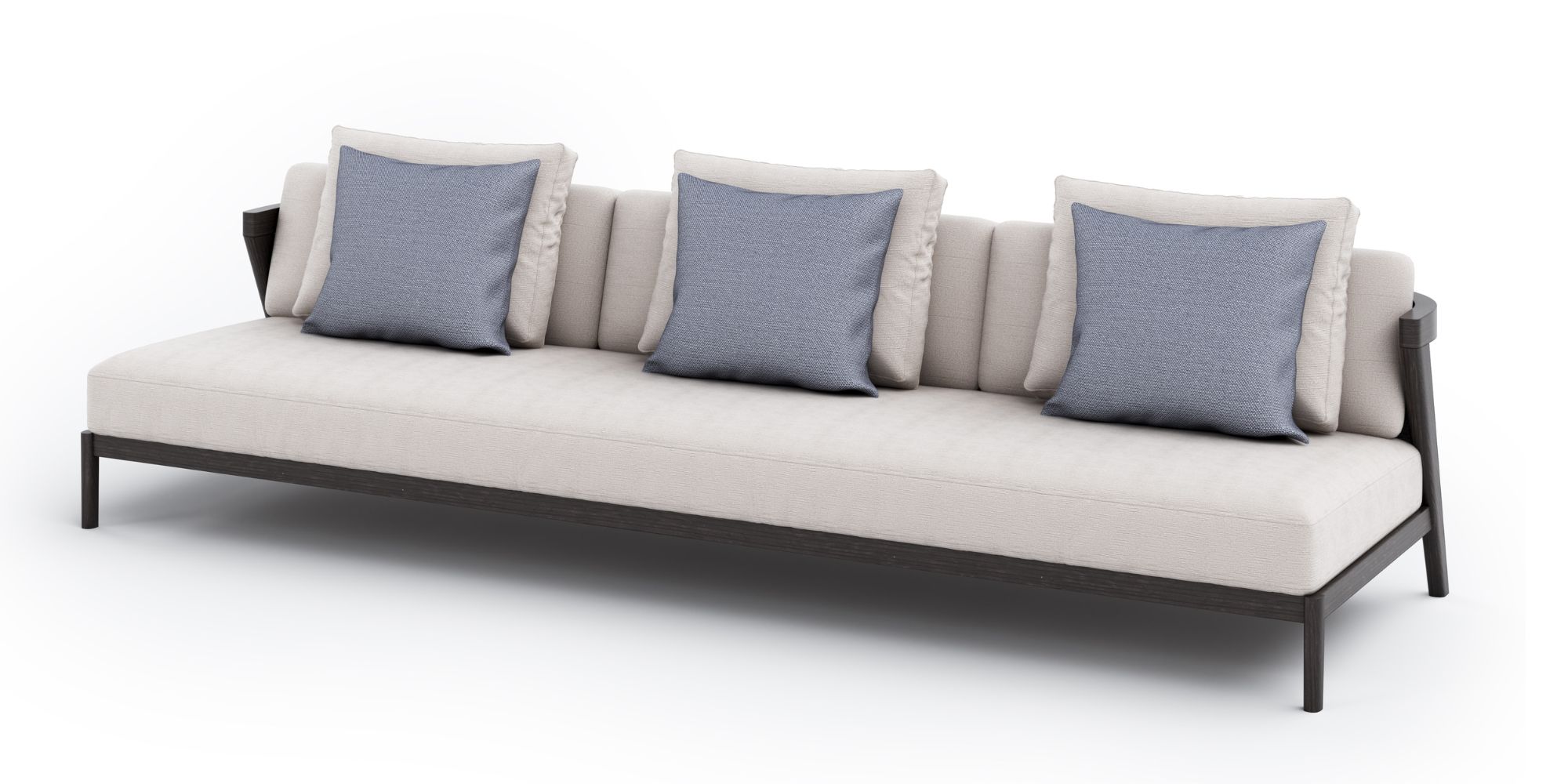 Largo Sofa – Upholstered Back in Outdoor Sofas for Largo collection