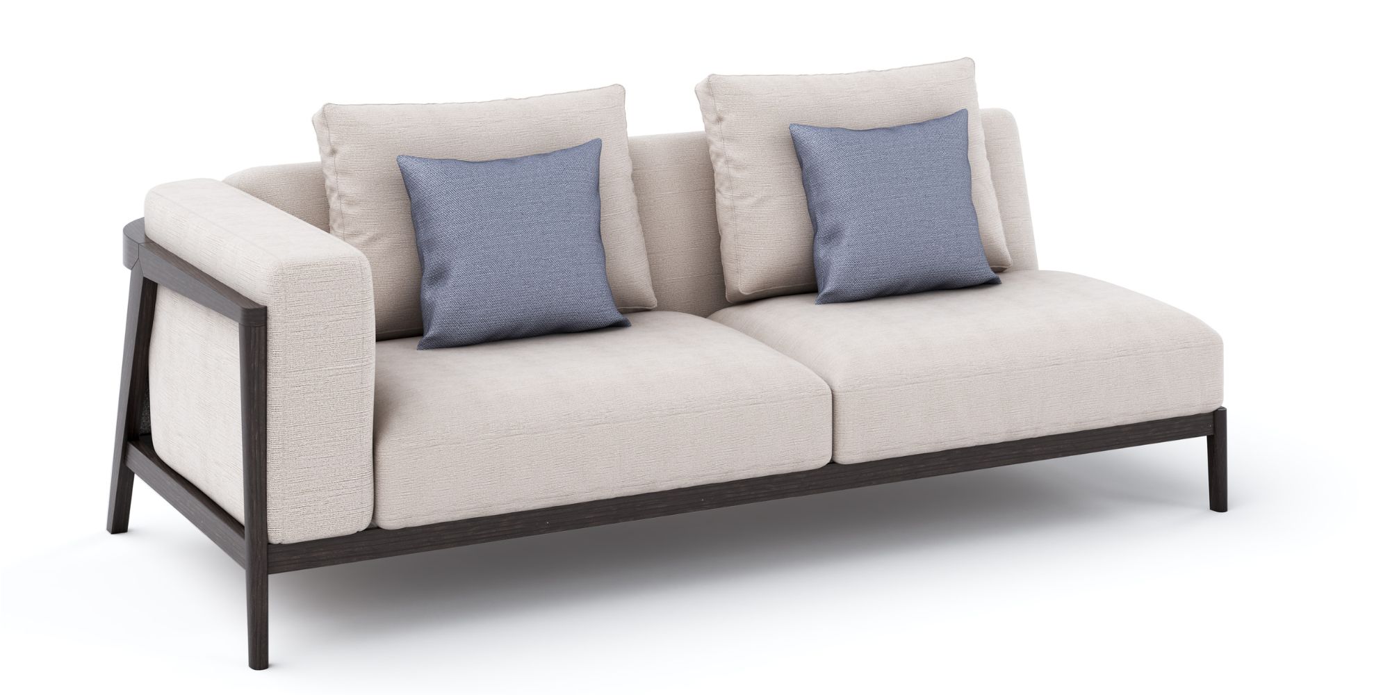 Coronet Left Arm Sofa Section in Outdoor Modular Sofas for Coronet collection