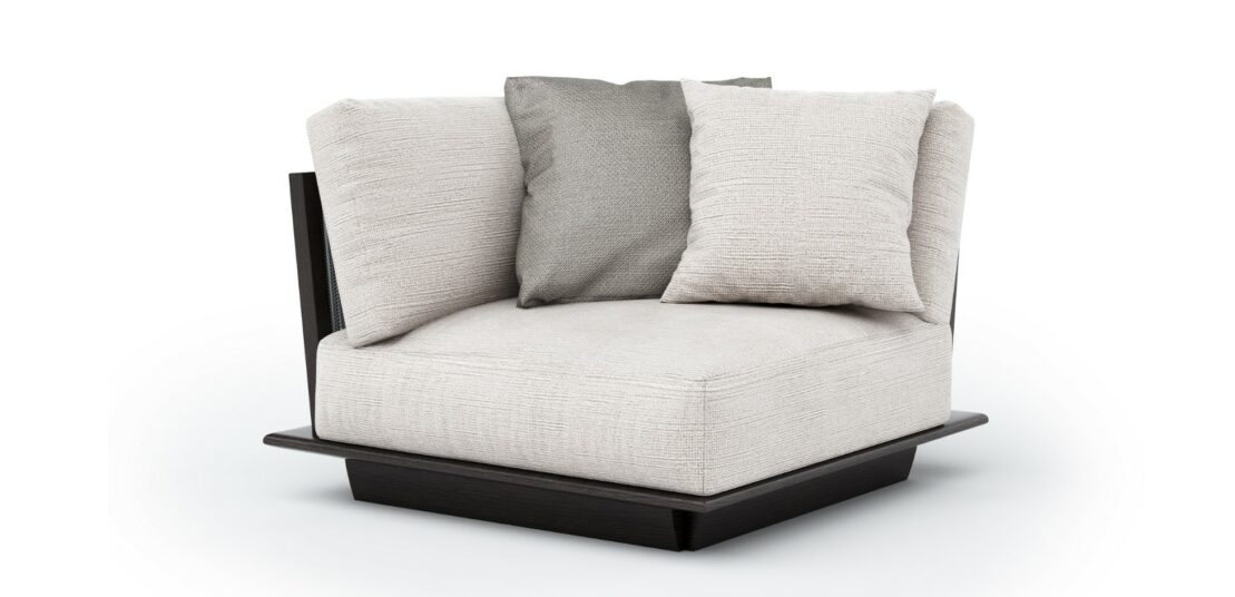 Coronet Corner Sofa Section in Outdoor Modular Sofas for Coronet collection