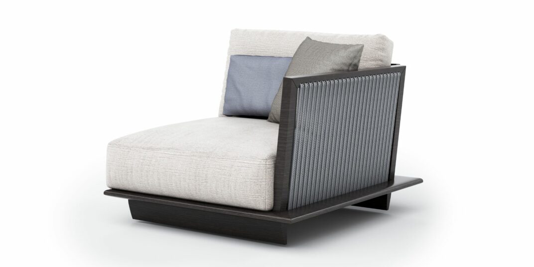 Coronet Right Arm Sofa Section in Outdoor Modular Sofas for Coronet collection