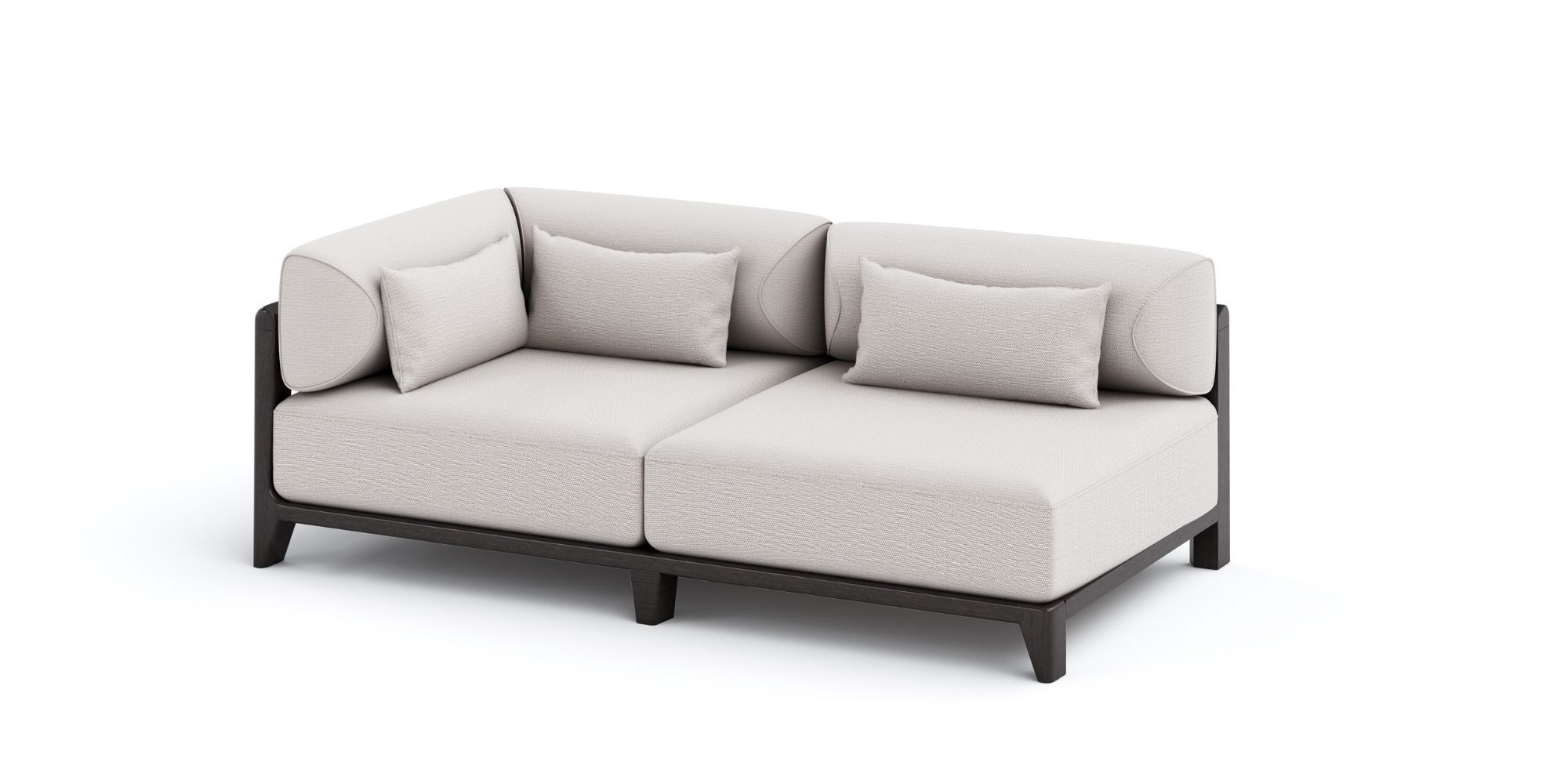 Azur Footstool Section in Outdoor Modular Sofas for Azur collection