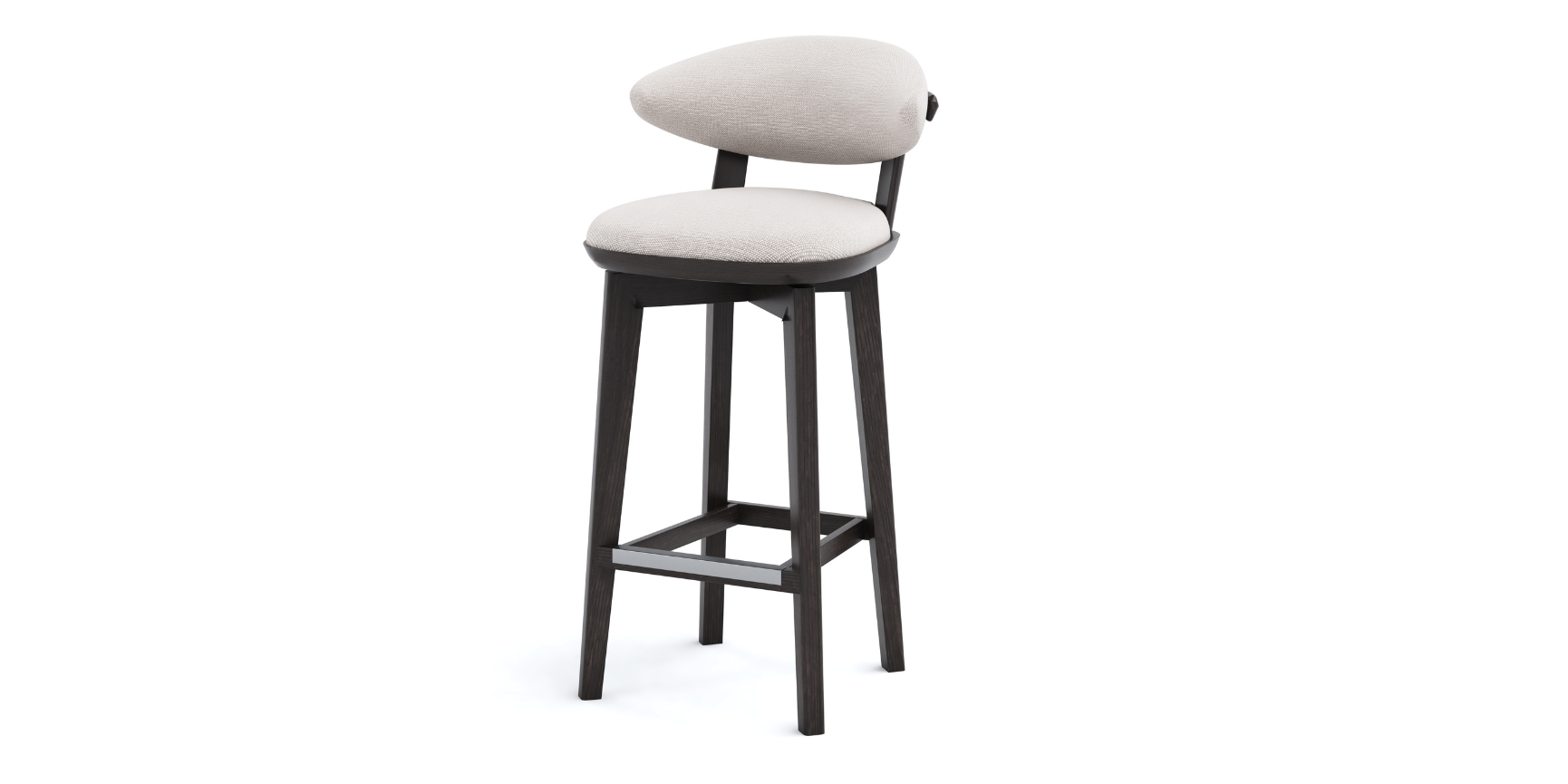 Coronet Bar Stool – Upholstered Back in Outdoor Bar Stools for Coronet collection