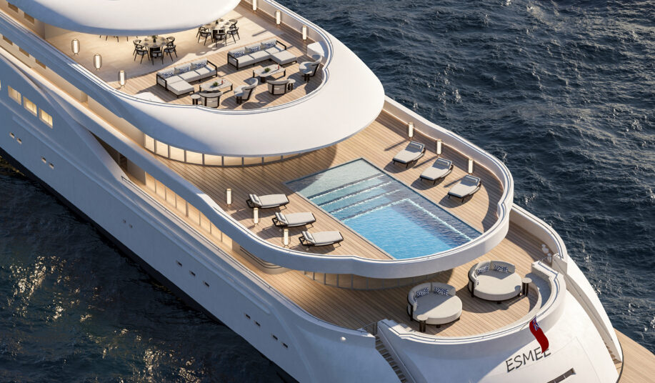 Coco Wolf Sets Sail for Monaco: Showcasing Outdoor Opulence Among Superyachts